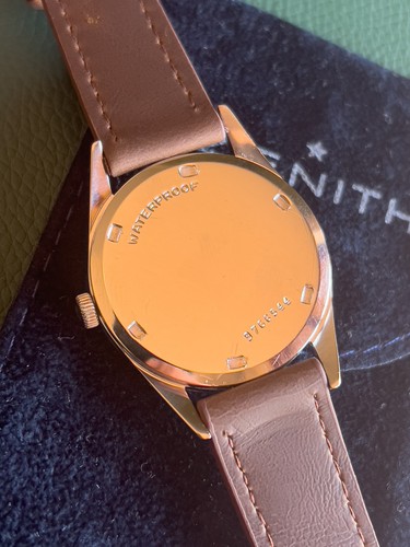Zenith Sporto 9766544 Steel Case 35mm Zenith Cal 40T Manual Winding Vintage Hand - Foto 5 di 16