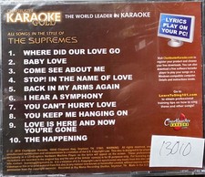 13010 THE SUPREMES  CHARTBUSTER CDGS LOT LONG DRIVE KARAOKE