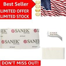 Lightweight Neck Strips - 60 Count Pack of 2 for Effortless Grooming Experience