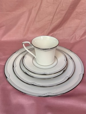 60 pieces/12 sets of Noritake Sterling Cove 5-piece Place Settings