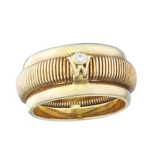 Wellendorff Ring Brillanten 750er Gelbgold