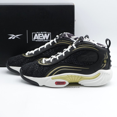 Reebok Answer III Swerve Basketball Shoes Men's 100246191 Black/White/Gold