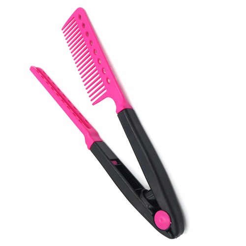 V-shaped Clamp Comb Hair Brush for Barber Hairdressing Styling Tool - Picture 4 of 11