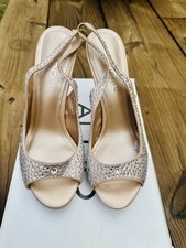 Satin and Rhinestone BURCHETTE-85 Women's Shoes Size 8