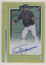 2017 Chronicles Donruss Signature Series Gold 5/25 Franklin Barreto Auto za5