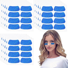 120Pcs Football Eye Black Stickers Sports Eye Sticker for Kids Blue Eyeblack Sti