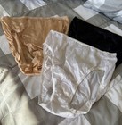 3 Pair Shadowline Nylon Hi-Cut Panties Size 6 (New Without Tags) — photo 6