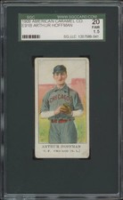 1909 E91-B SOLLY HOFMAN AMERICAN CARAMEL ARTHUR HOFFMAN SGC 1.5 CHICAGO CUBS