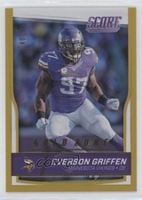 2016 Score Jumbo Gold Zone 40/99 Everson Griffen #187 z7h