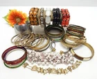 VINTAGE TO NOW FASHION/COSTUME JEWELRY BRACELET LOT, ASSORTED TYPES & MATERIALS