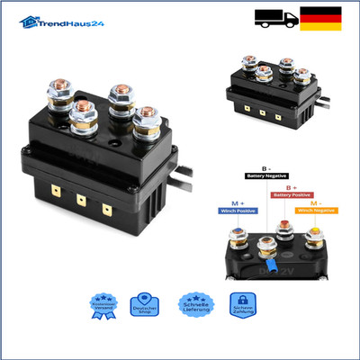QWORK 12V 500A ATV Winch Relay Solenoid   Hochleistungs