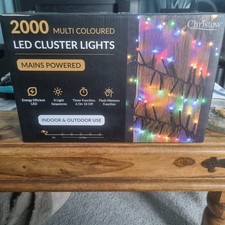 LED Cluster Lights, Multi-Coloured, 700 LEDs, 10.5 m