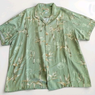 Mens Paradise Found Hawaiian Shirt 80's Magnum PI XL