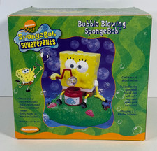Nickelodeon SpongeBob SquarePants Bubble Blowing 2003 Viacom In Box PARTS/REPAIR