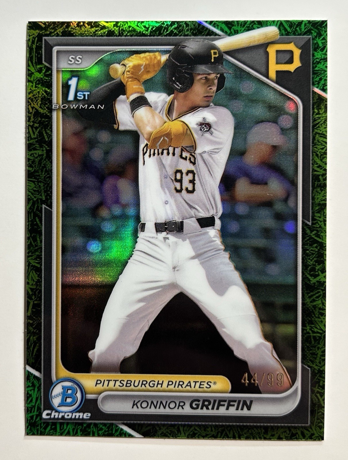 2024 Bowman Draft Chrome Konnor Griffin #BDC-22 Green Grass Refractor /99