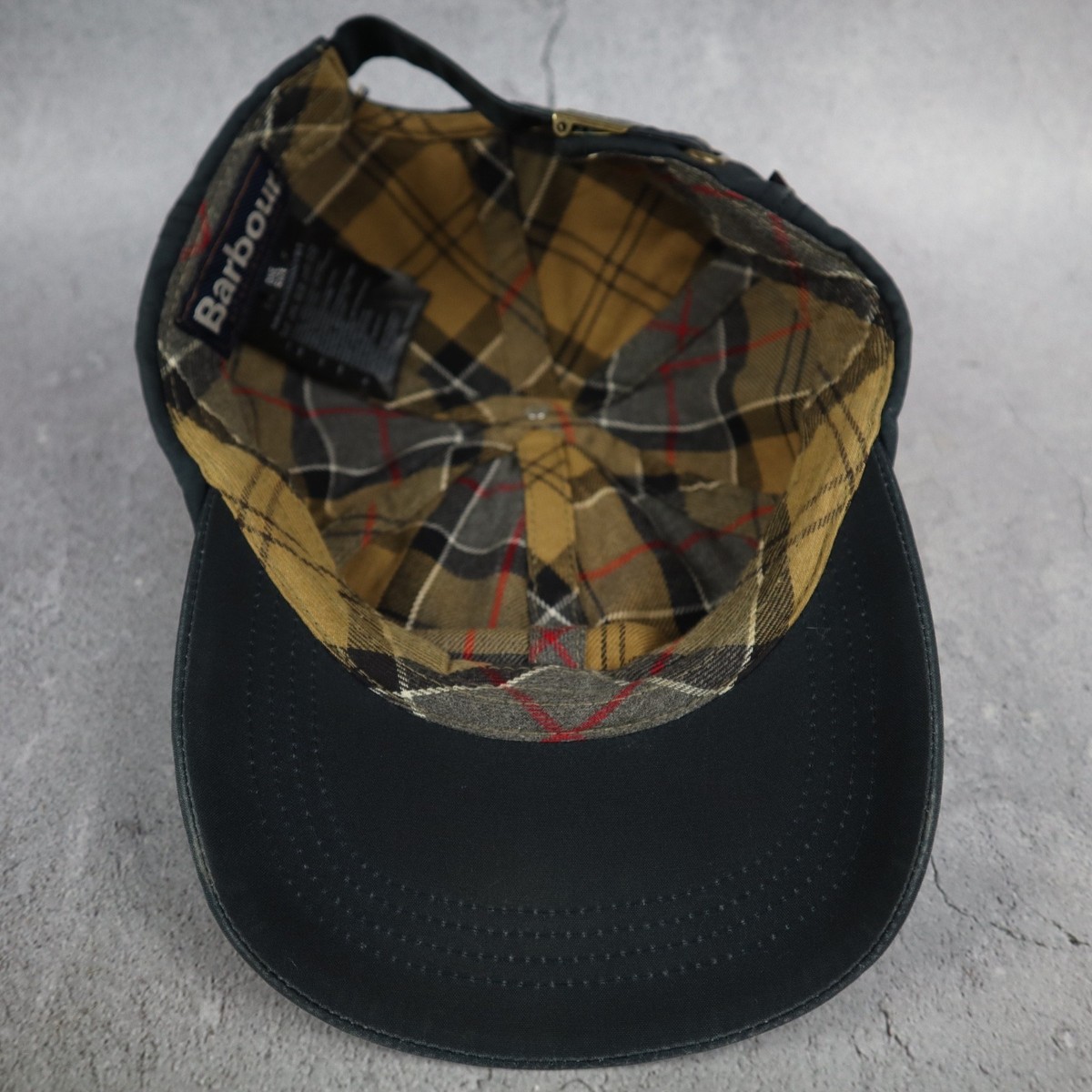 Barbour Waxed Cotton Baseball Cap - Classic Heritage Style View 5