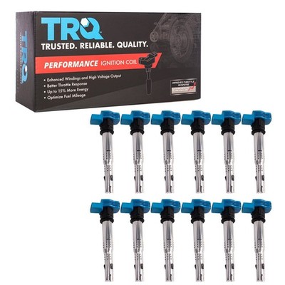 TRQ Performance Ignition Coil Set of 12 Fits 2006 - 2010 Lamborghini Murcielago