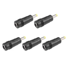 5 x Copper DC Power Connector 5.5mmx2.1mm Female to 4.0mmx1.7mm Male Adapter
