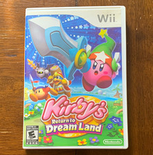Nintendo Kirby's Return to Dream Land Wii Disc w/ Case, Manual, Multiplayer