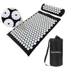 Acupressure Mat and Pillow Set with Bag-Large Size 28.7 X 16.5 inch Acupuncture