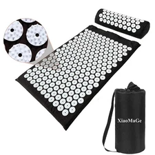 Acupressure Mat and Pillow Set with Bag-Large Size 28.7 X 16.5 inch Acupuncture