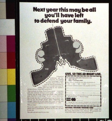 Photo:Next year this may be all you'll have left to defend your family