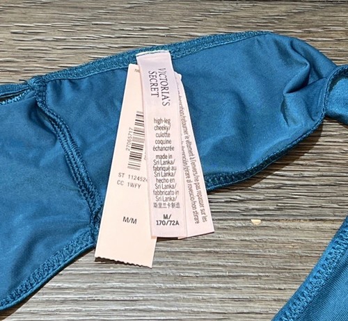 VICTORIA'S SECRET VERY SEXY VS High Cut Leg Cheeky Panty Satin Medium NWT - Picture 9 of 9