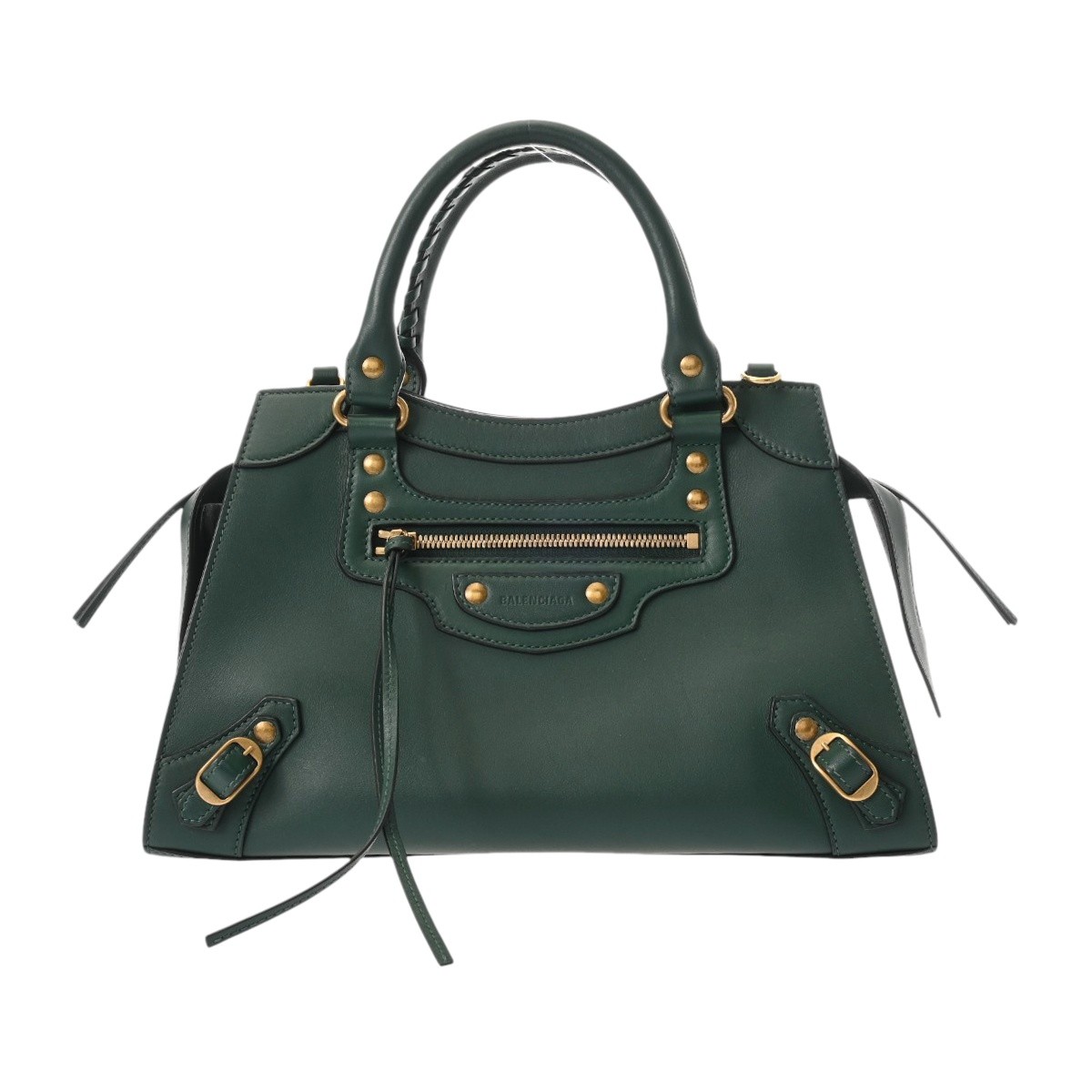 BALENCIAGA Neo Classic City Small 638521 leather green unisex Handbag