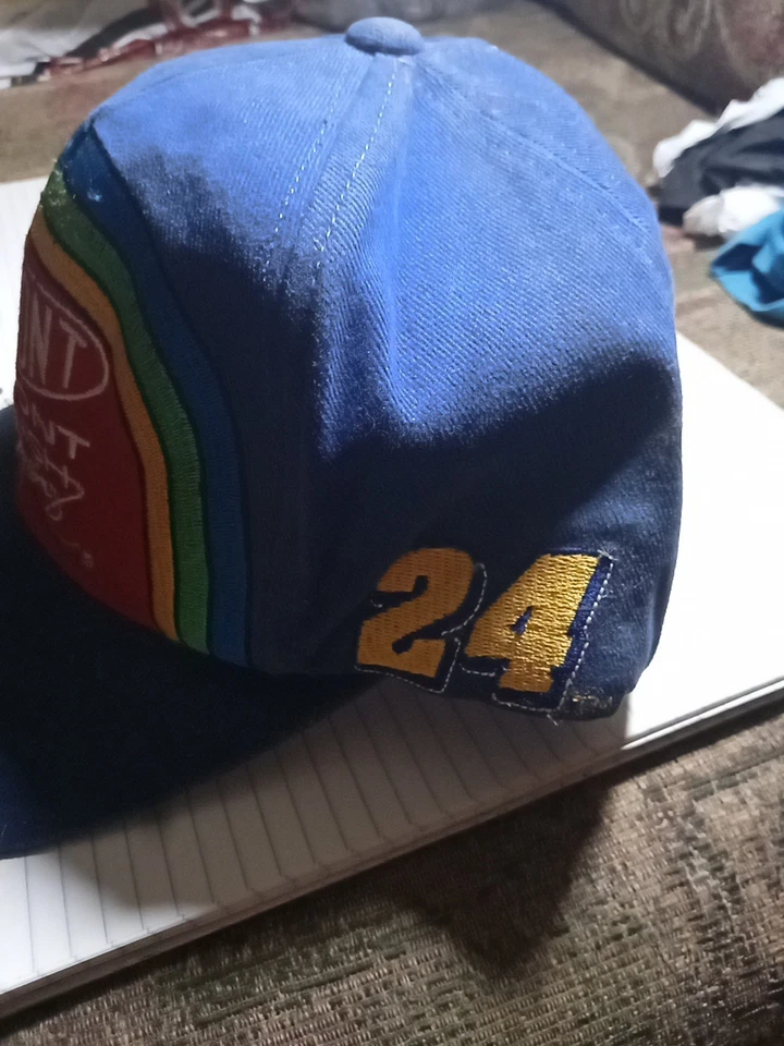 De colección Dupont Refinish Racing #24 Jeff Gordon Snapback Sombrero Nuez moscada Foto 4 de 4