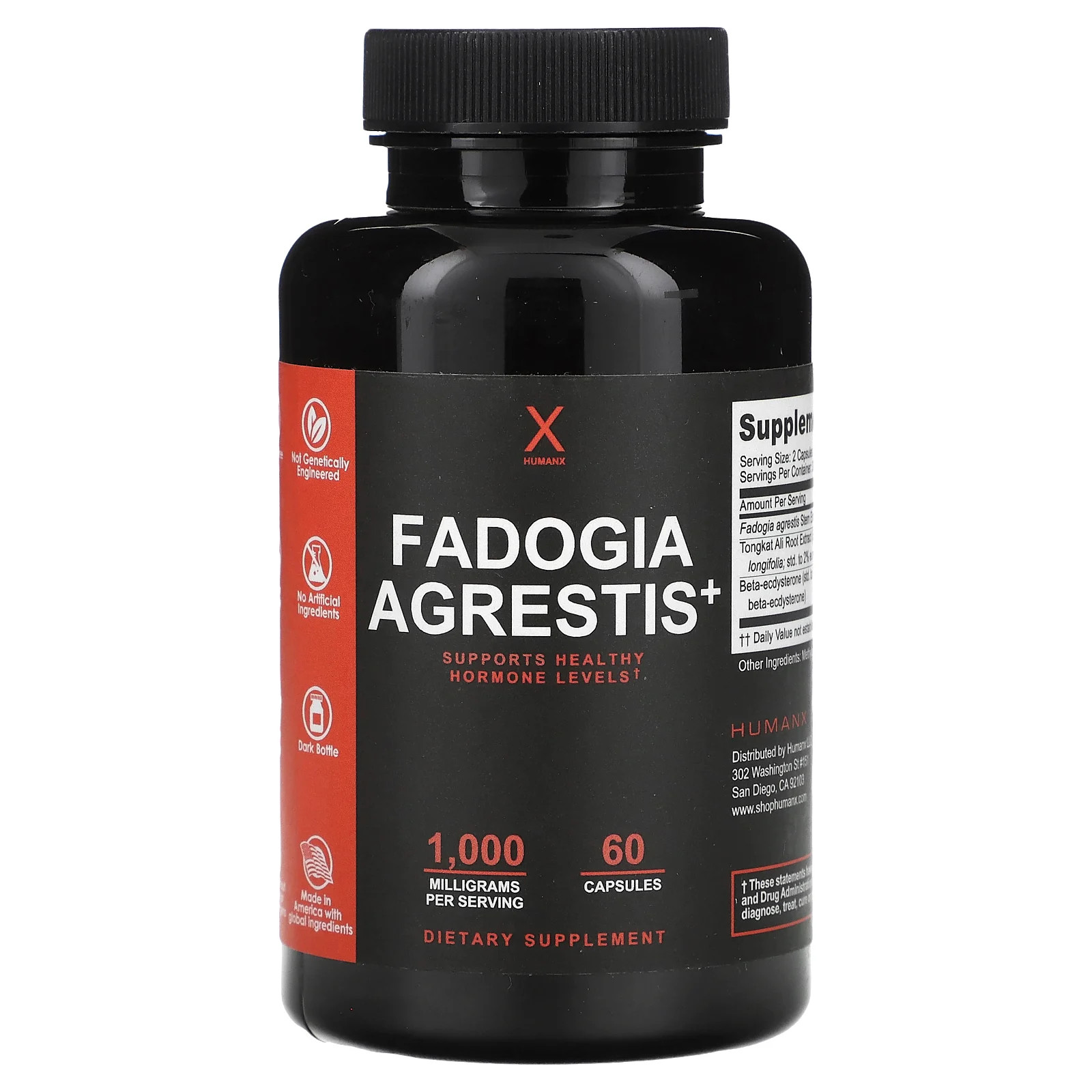 Fadogia Agrestis+, 60 Capsules