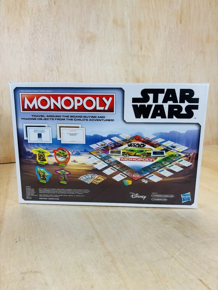 Hasbro Gaming Star Wars The Mandalorian Monopoly Juego de Mesa Precintado Foto 2 de 4