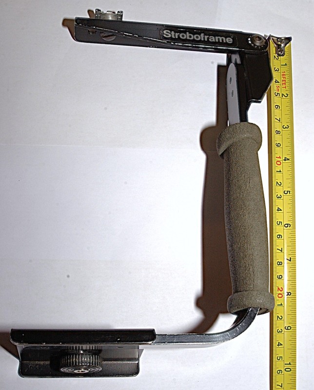 Stroboframe Quick Flip Flash GRIP for SLR, DSLR Cameras w/TLR Medium Format Base