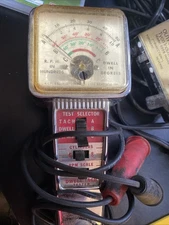 VINTAGE KAL-EQUIP CO TARTON MODEL #R-11 DWELL-TACH TESTER USED UNTESTED VTG USED