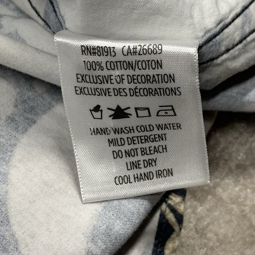 Robert Graham Camicia Gallow Uomo 4XL Multicolore Bottoni Manica Lunga - Foto 7 di 13