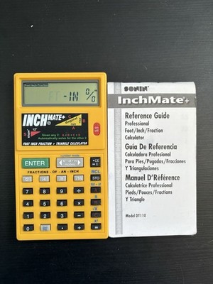 SONIN InchMate+ Foot Inch Fraction Triangle Scientific Calculator Construction