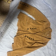 Free People Women s Size Small Beige Tan Blazer Tailored Fit