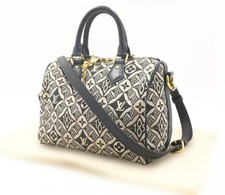 Louis Vuitton Speedy Bandouliere 25 Jacquard M45769 SINCE 1854 Authentic Used