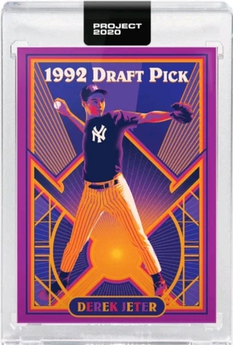 Topps Project 2020 Derek Jeter 1993 Matt Taylor #39 Yankees With Box