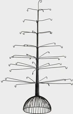 Primitive Style Metal Wire Display Tree 26"x15" Christmas Ornaments Jewelry New