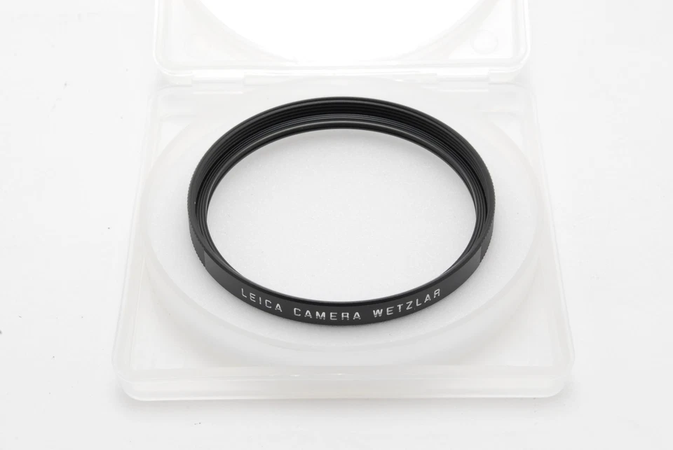 Genuine Leica [TOP MINT] UV Filter UVa II E49 13035 Black for M, Q3, Q2  JAPAN - Image 2 of 4
