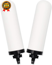 2 Pack 7'' Ceramic Water Filter Candle,7 Inch Water Filter Replacement