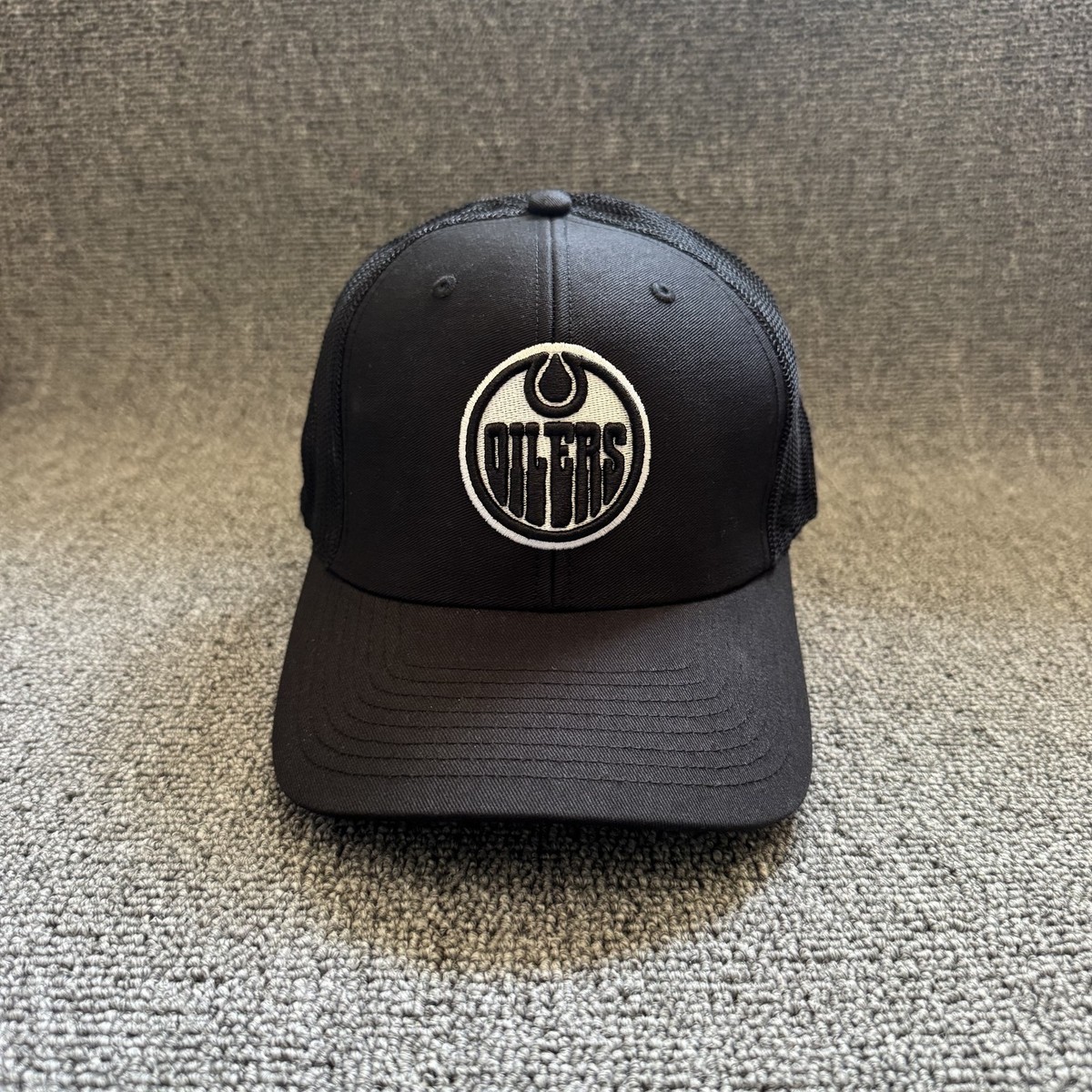 '47 Brand Edmonton Oilers Trucker Snapback Black OSFA NHL Hat