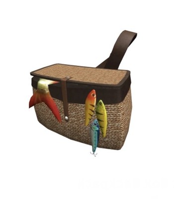 Robl0x | Bait Box Backpack Fishing Master Fisherman Tackle Box - RARE Toy Code
