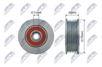 NTY Spannrolle, Keilrippenriemen RNK-MZ-019 FüR Mazda