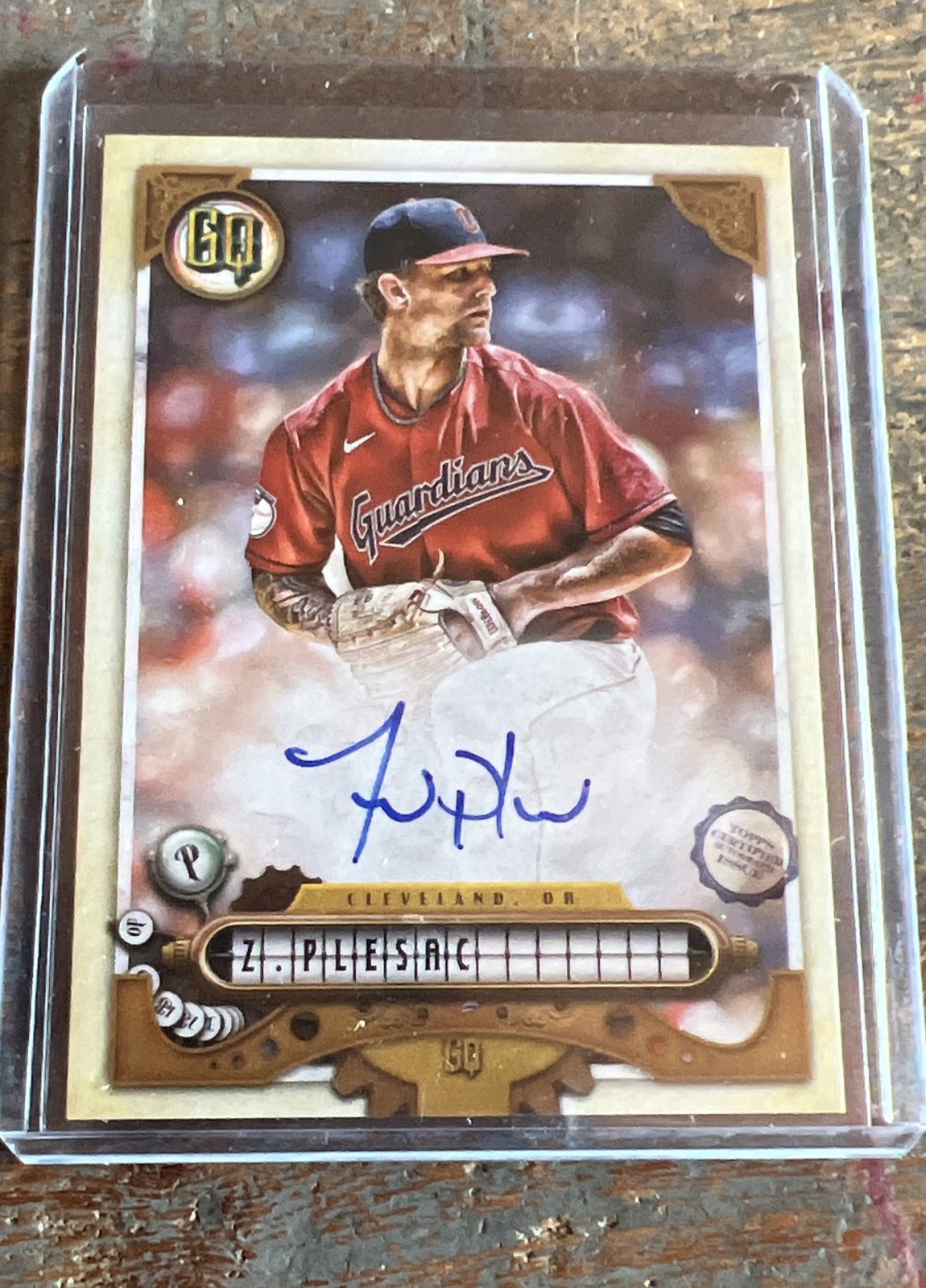 2022 Topps Gypsy Queen Gypsy Queen Autographs Zach Plesac #GQA-ZP (AU)