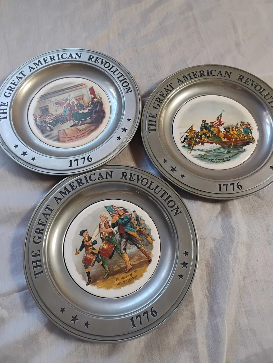 Bicentennial Pewter Plates In Decorative Collector Plates | eBay