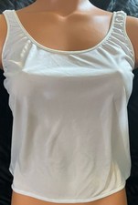 Vassarette Women White Camisole Sz S/38