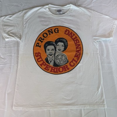 Vintage PRONG 1994 Superior Cleansing Licensed Nice Man Large T-Shirt 90s Metal
