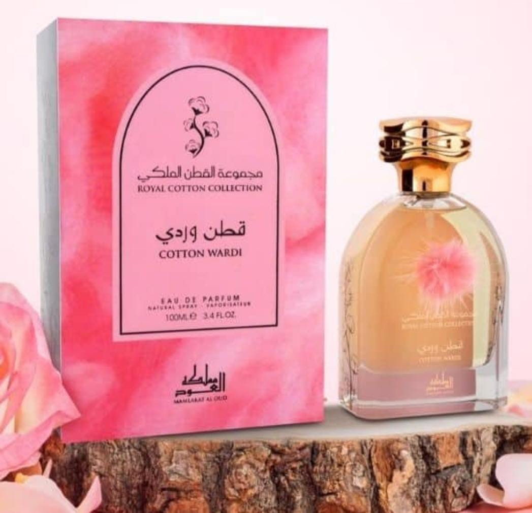 Cotton Wardi 100ml Fragrance - Mamlakat Al Oud- FREE SHIPPING WORLDWIDE