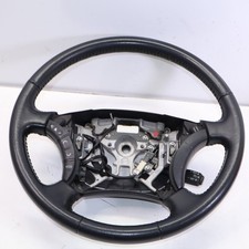 2003-2009 Toyota 4runner Leather Steering Wheel Black Cruise Radio Used Oem